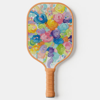 Floral Dance on the Court Pickleball Paddle