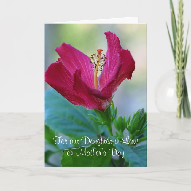 Floral Daughter-in-Law Mother's Day Card (Front)