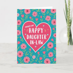Floral Daughter Inlaw Card