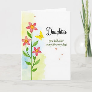 Floral Daughters Day Card