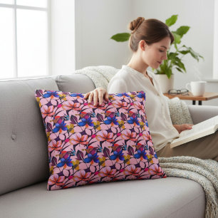 Floral Decorative Cushion