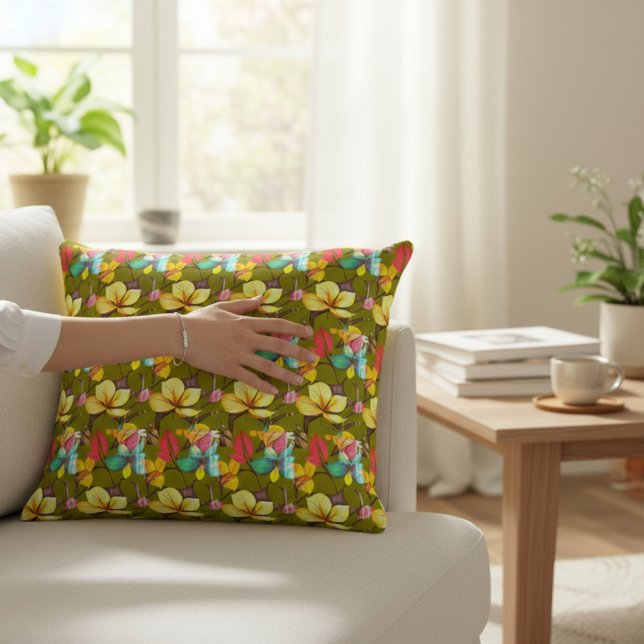 Floral Decorative Cushion (Creator Uploaded)