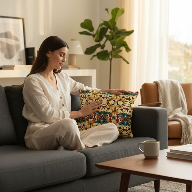 Floral Decorative Cushion (Creator Uploaded)