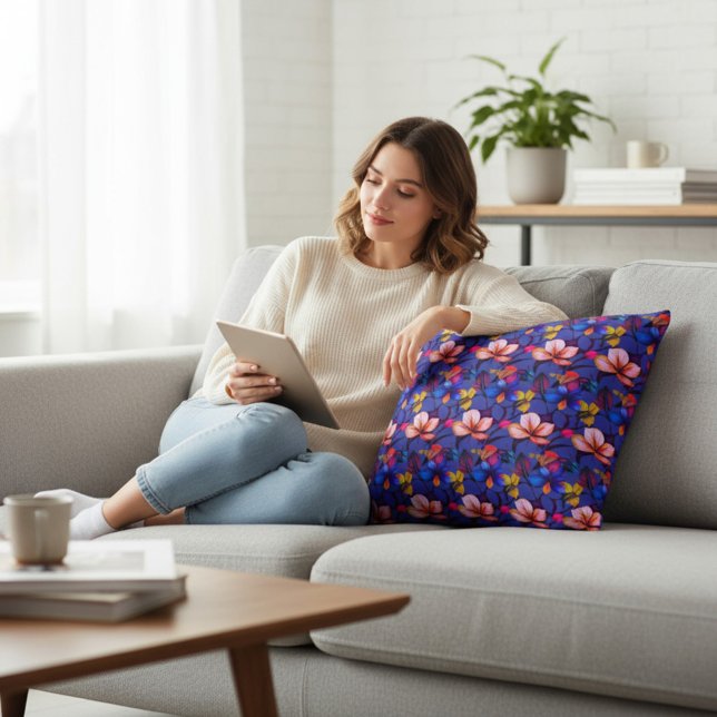 Floral Decorative Cushion (Creator Uploaded)