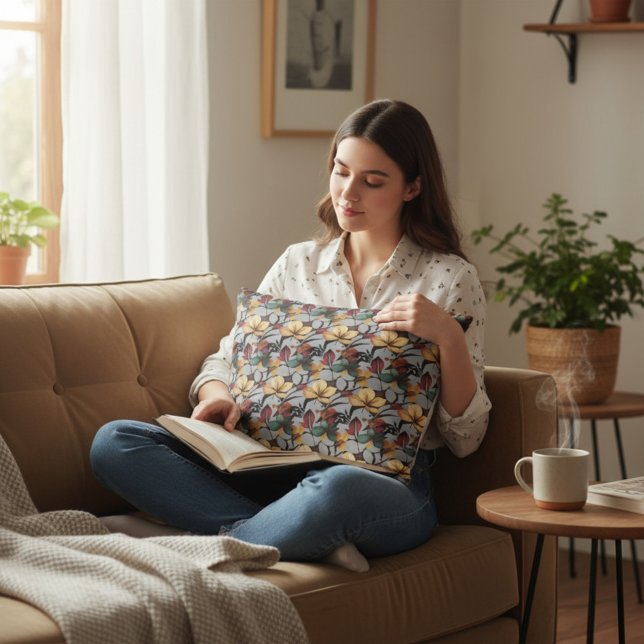 Floral Decorative Cushion (Creator Uploaded)