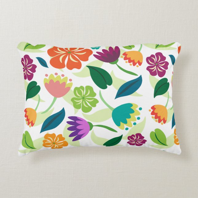 Floral  decorative cushion (Front)