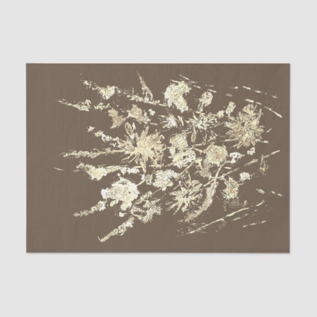 Floral Decoupage Wildflower Collage Tissue Paper (Front)