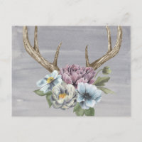 Floral Deer Antlers