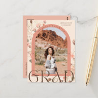 Floral Delight: Boho Chic Arch Frame Graduation