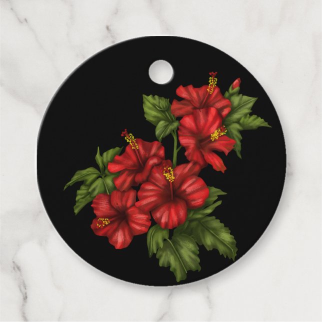 Floral Delight Favour Tags (Front)