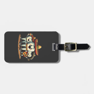 Floral Dental Tooth Funny Cinco De Mayo Luggage Tag