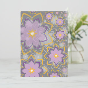 Floral Design 10 Thank You Card