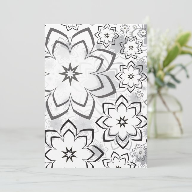 Floral Design 11 Card (Standing Front)