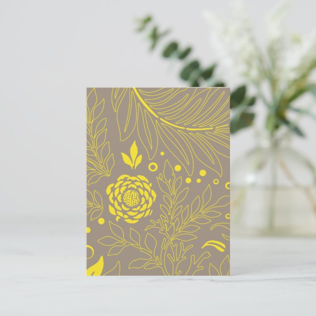 Floral Design 18 Holiday Postcard (Standing Front)
