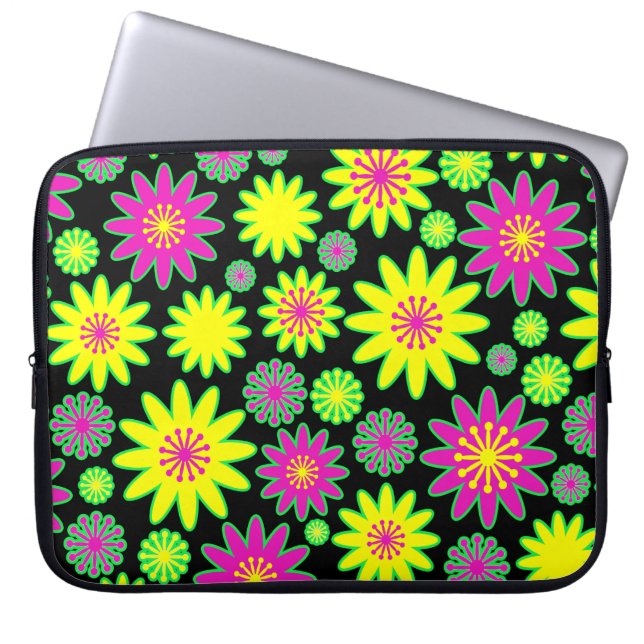 Floral Design.210513 Laptop Sleeve (Front)
