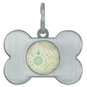 Floral Design 21 Pet ID Tag
