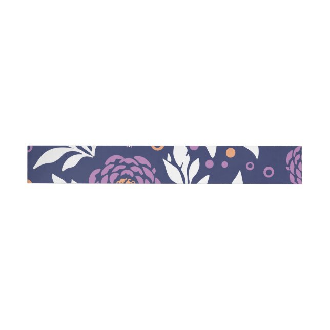 Floral Design 22 Wrap Around Label (Individual)