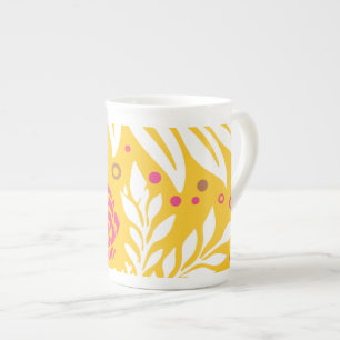 Floral Design 24 Bone China Mug