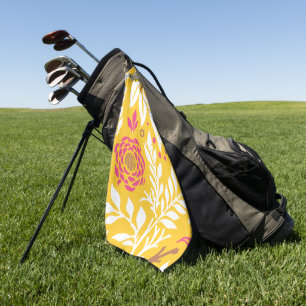 Floral Design 24 Golf Towel