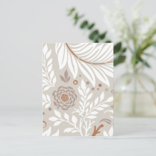Floral Design 25 Holiday Postcard