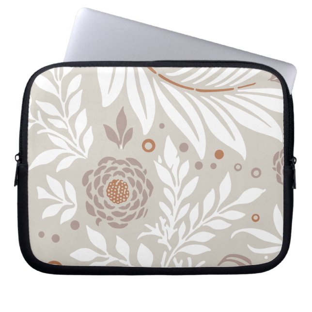 Floral Design 25 Laptop Sleeve (Front)