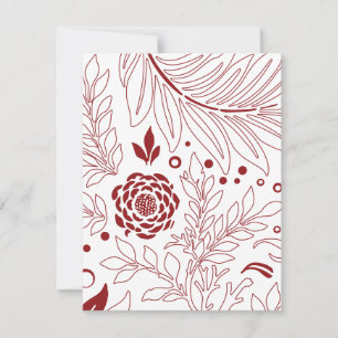 Floral Design 28 Card