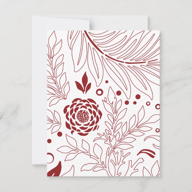 Floral Design 28 Card (Front)