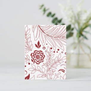 Floral Design 28 Postcard