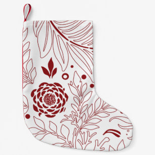 Floral Design 28 Small Christmas Stocking