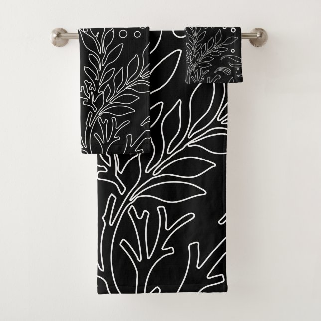 Floral Design 31 Bath Towel Set (Insitu)