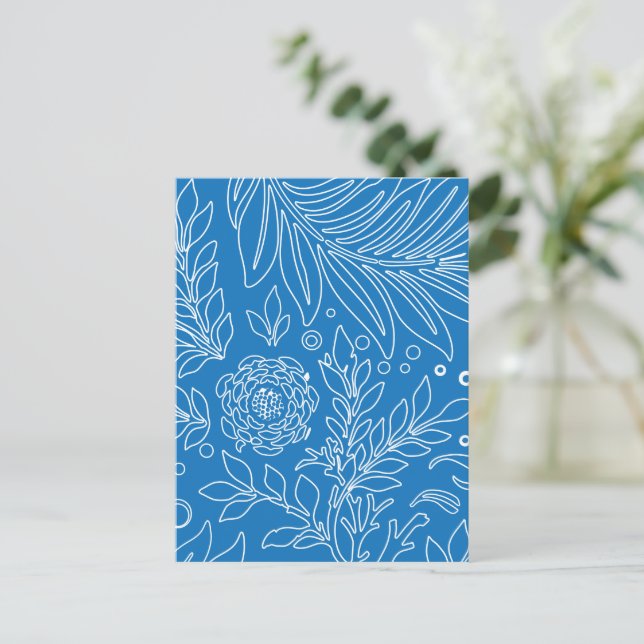 Floral Design 32 Holiday Postcard (Standing Front)