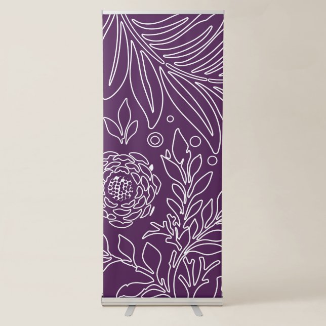 Floral Design 33 Retractable Banner (Front)