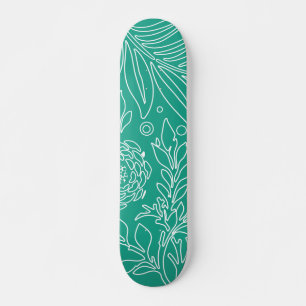 Floral Design 34 Skateboard