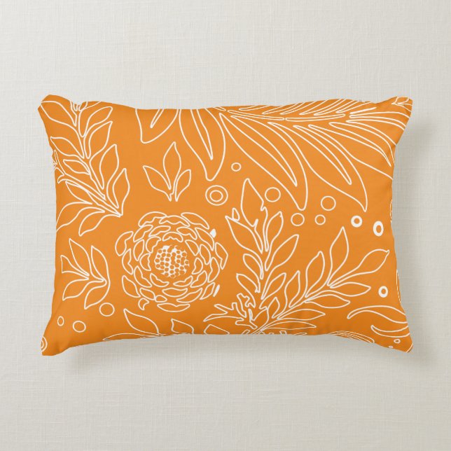 Floral Design 35 Decorative Cushion (Front)