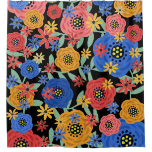 Floral Design 3618 Shower Curtain
