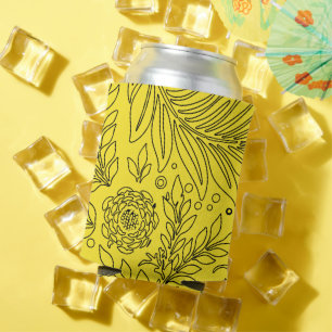 Floral Design 36 Can Cooler
