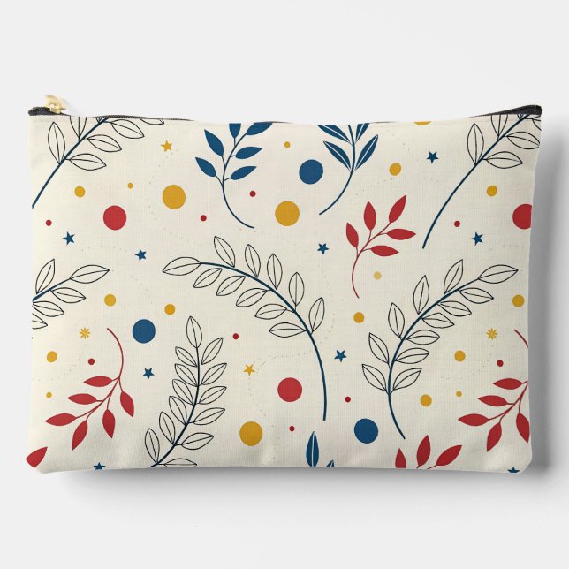 Floral design accessory pouch (Front)