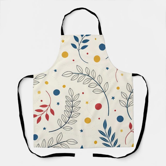Floral design apron (Front)