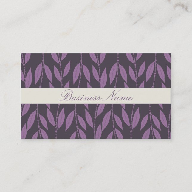 Floral Design Business Card (Front)