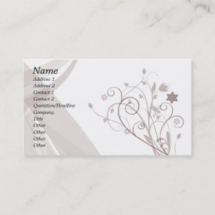 Floral Design Business Card