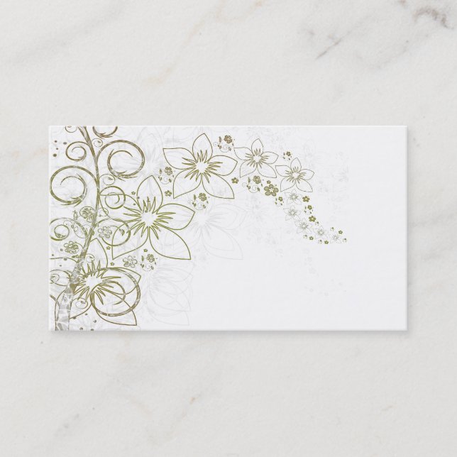 Floral Design Business Card (Front)