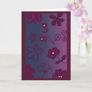 Floral Design  Card