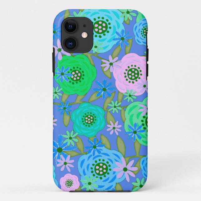 Floral Design Case-Mate iPhone Case (Back)