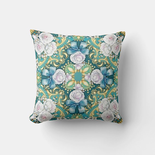 Floral Design Cushion (Front)