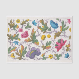 Floral Design for Printed Textile Pl XVII  Tissue Paper