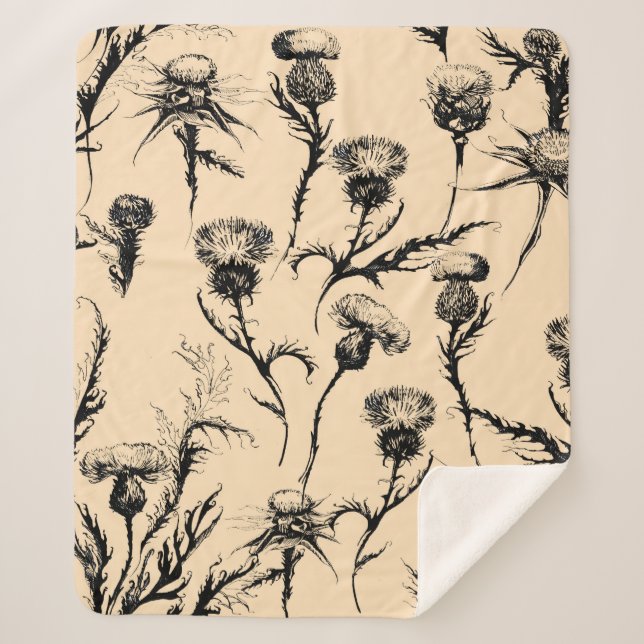 floral Design, home decorationart,graphic decor,ba Sherpa Blanket (Front)