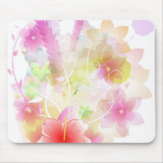 floral design mouse mat