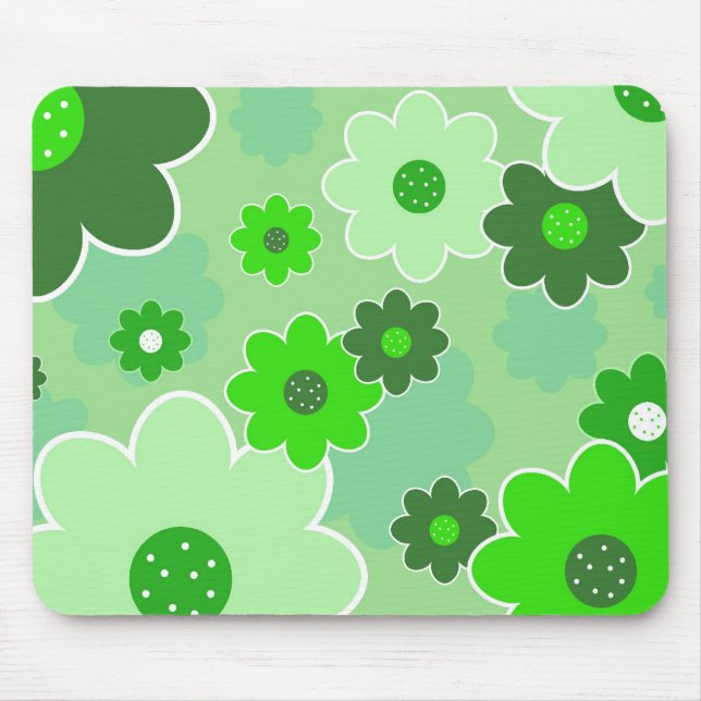 Floral Design Mouse Mat (Front)
