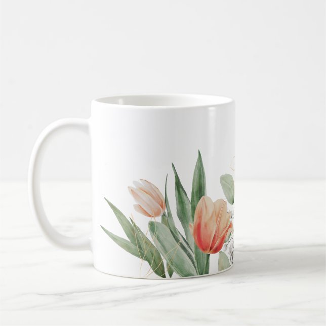 Floral design mug (Left)