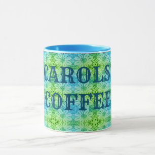 Floral design - Names-Carol  Mug